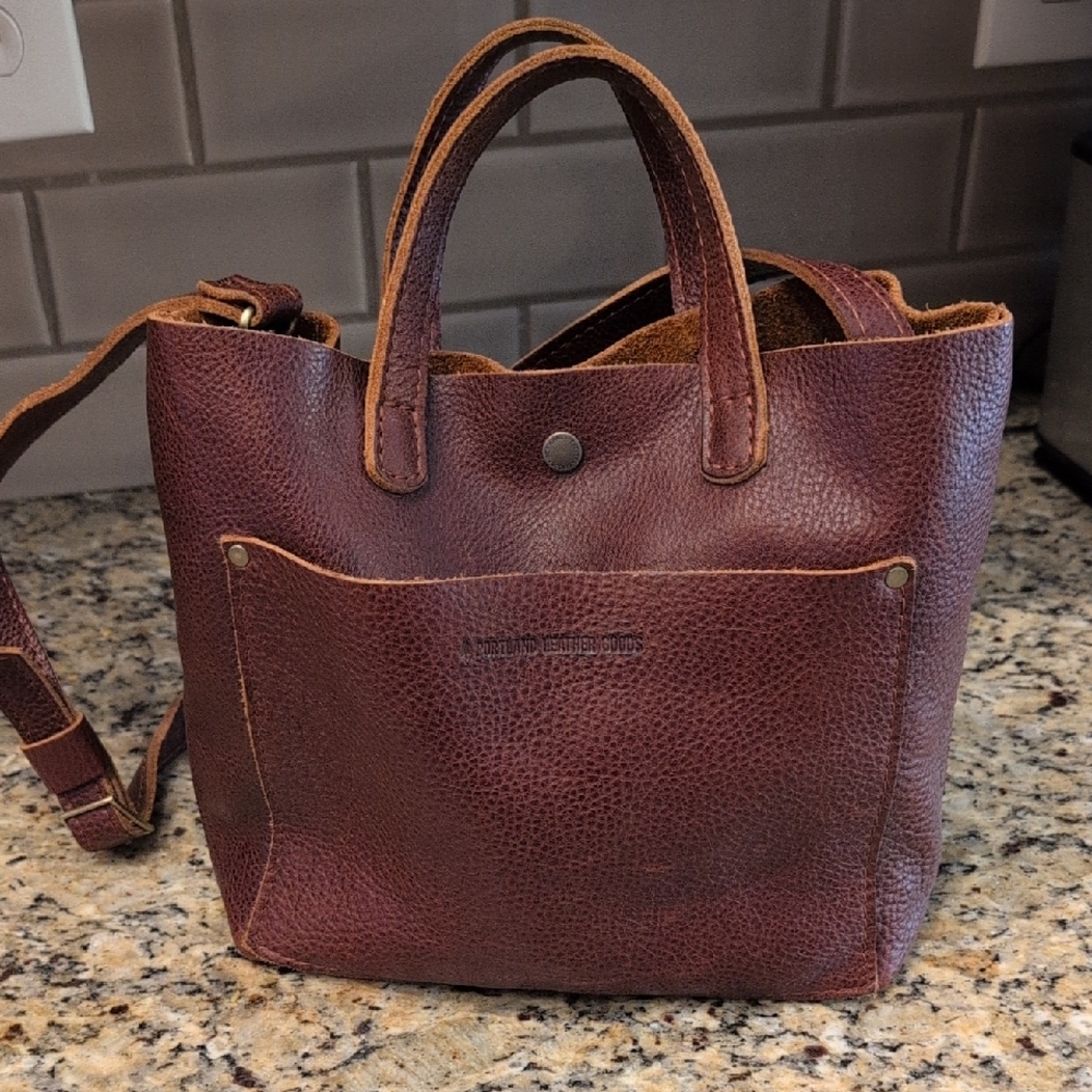 Portland Leather Rich Brown Tote